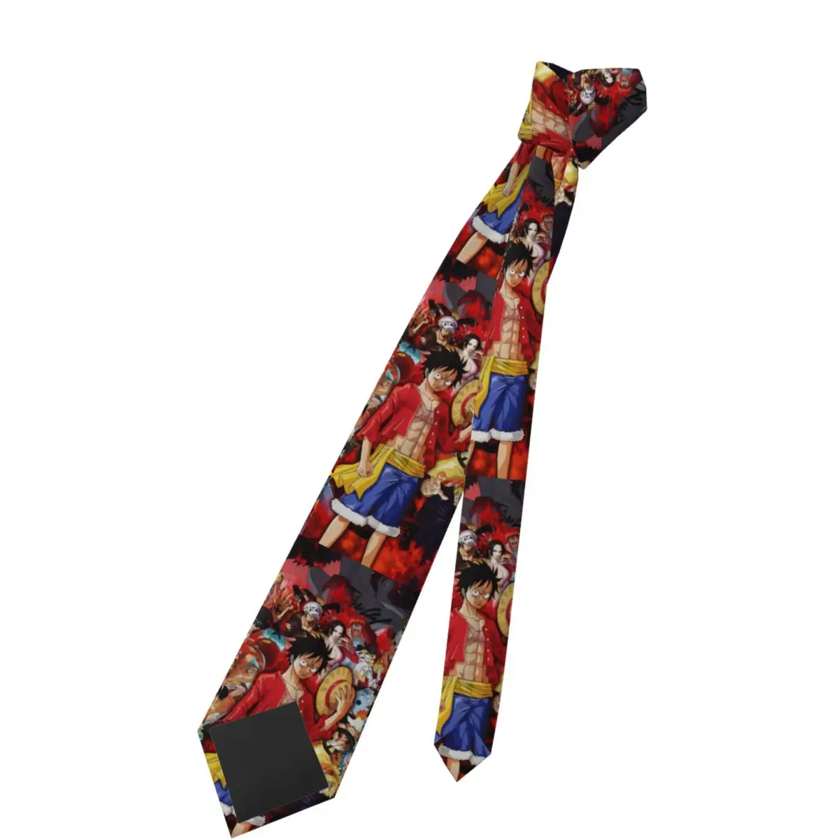 Custom Comic One P-Pieces L-Luffyes Ties Men Formal Silk Necktie for Wedding