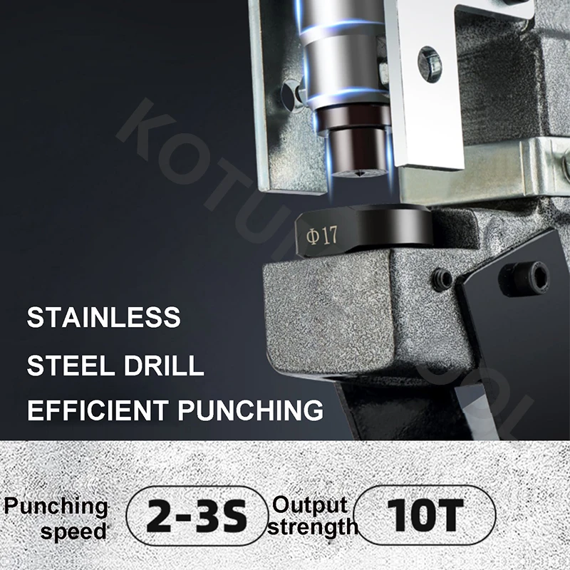 1300W Electric Hydraulic Hole Puncher Hydraulic Punching Machine Electric Punching Tool Hydraulic Piercing Press