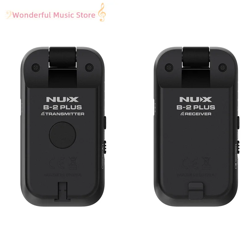 NUX B2 Upgraded Version B-2 PLUS 2.4GHz Auto Power Off Function 4 Channel Receiver Wireless Guitar Audio Transmitter