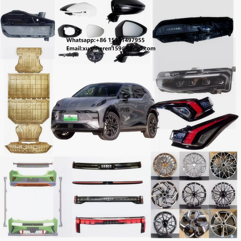 NEW Car Auto Parts Accessories for Chinese Cars China Geely Zeekr 001 Hatchback 007 009 MPV X SUV Ev Vehicle Car Body Spare Part