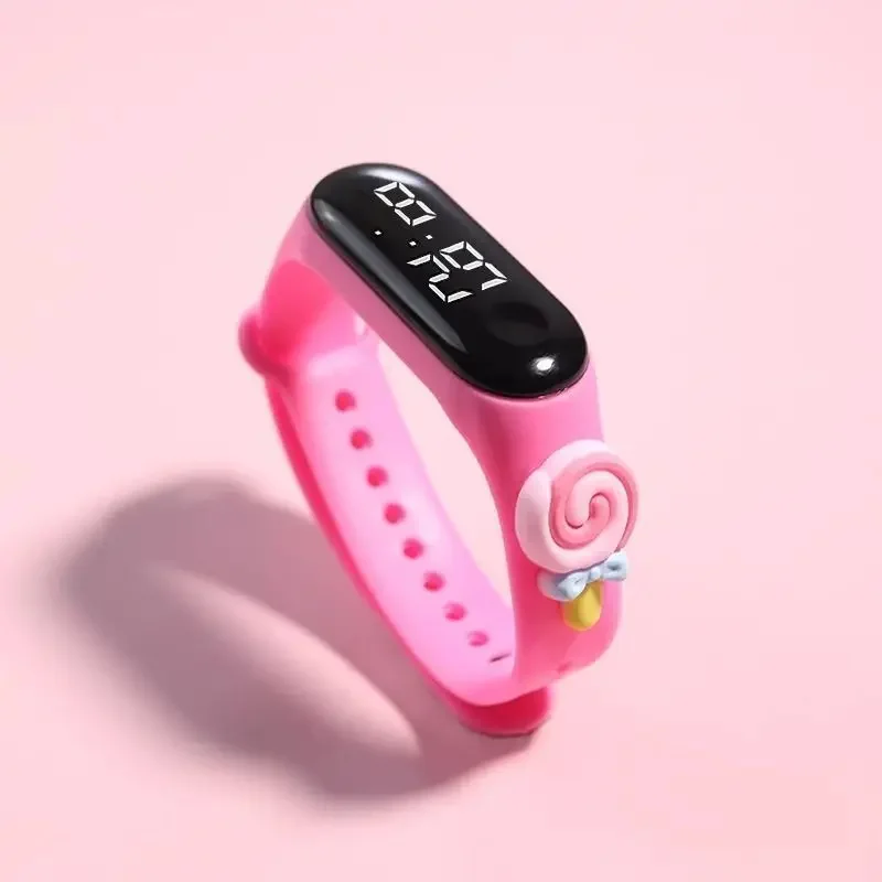 Summer Ice Cream Children's Doll LED Electronic Watch Cute Ice Cream Student Fun Simple Watch