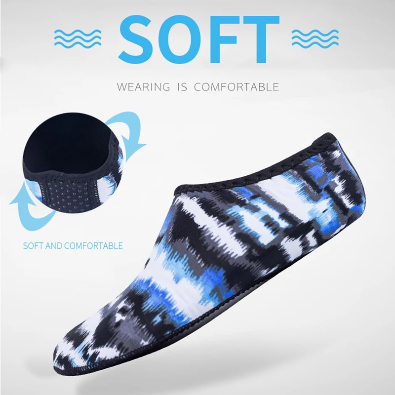 Women Men Water Shoes Barefoot Quick Dry Socks for Beachs Outdoor Swim Pool Boating Yoga Sports Quick-Drying Non-slip Seaside