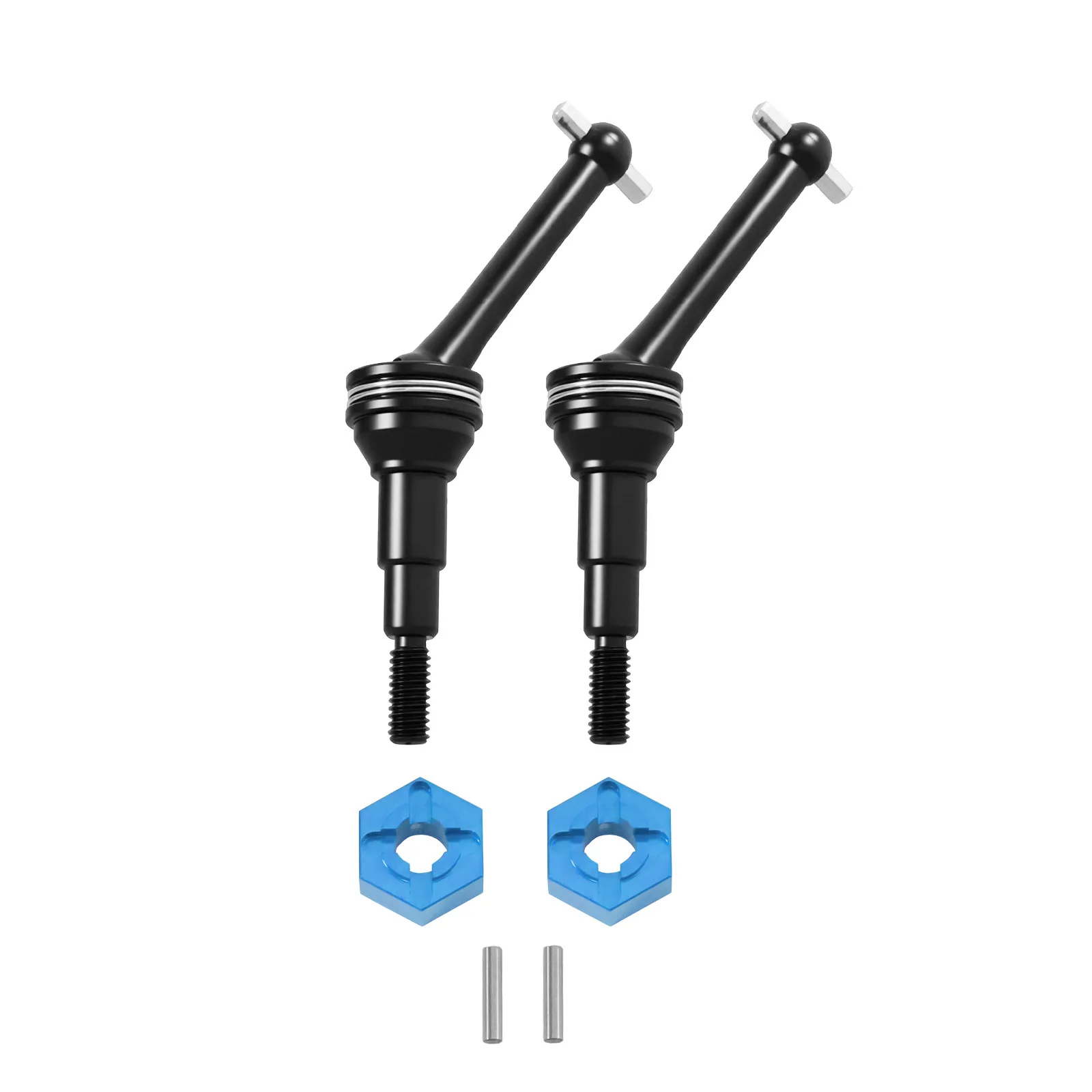 MJX Hyper Go 1/14 14301 14302 14303 14304 Metal CVD Drive Shaft & Hex Adapter Set Upgrade Parts