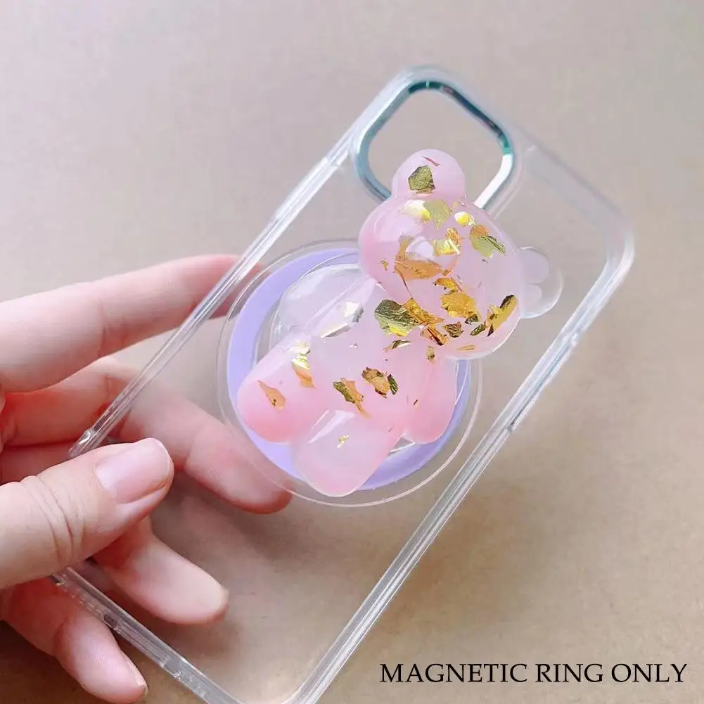 1 pçs chassi transparente sucção magnética para magsafe suporte de telefone magnético chassi magnético apple 15 disco magnético