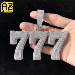 BIG Customized Name Letters Iced Out Pendant Necklaces For Men Women Bling Zircon Necklace Hip Hop Jewelry Free Shipping