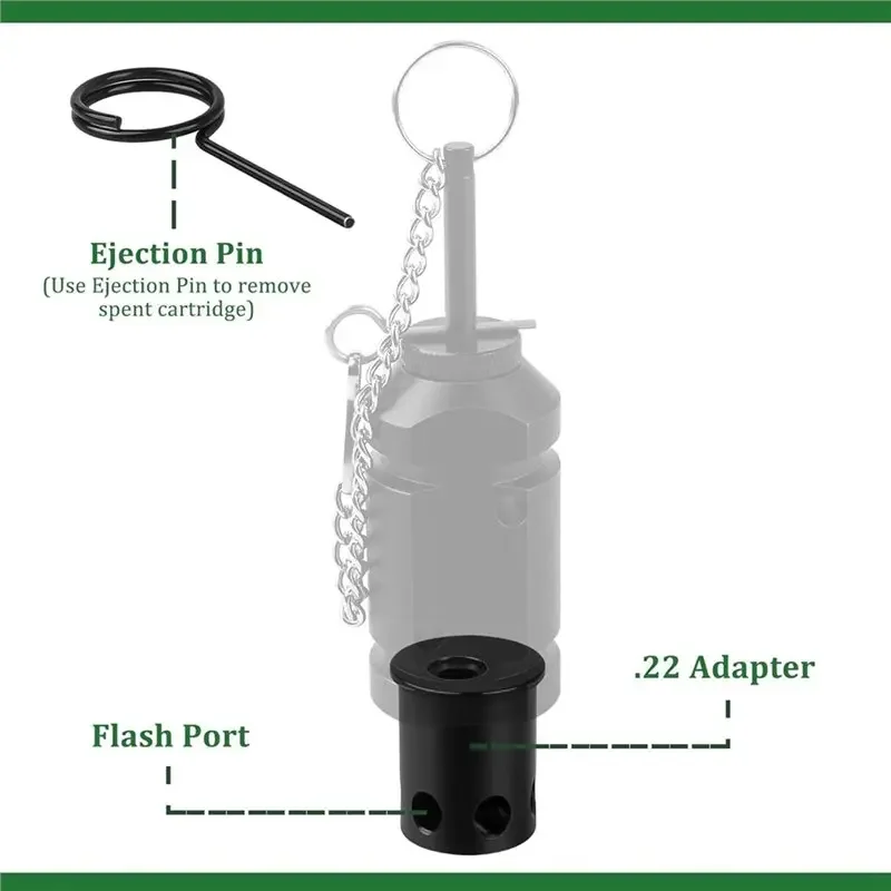 Outdoor Perimeter Tripwire Alarm Triggered for 12 Gauge Trip Alarm 2 Pack Durable Aluminum Adapter Perimeter Trip Wire Alarm image 4
