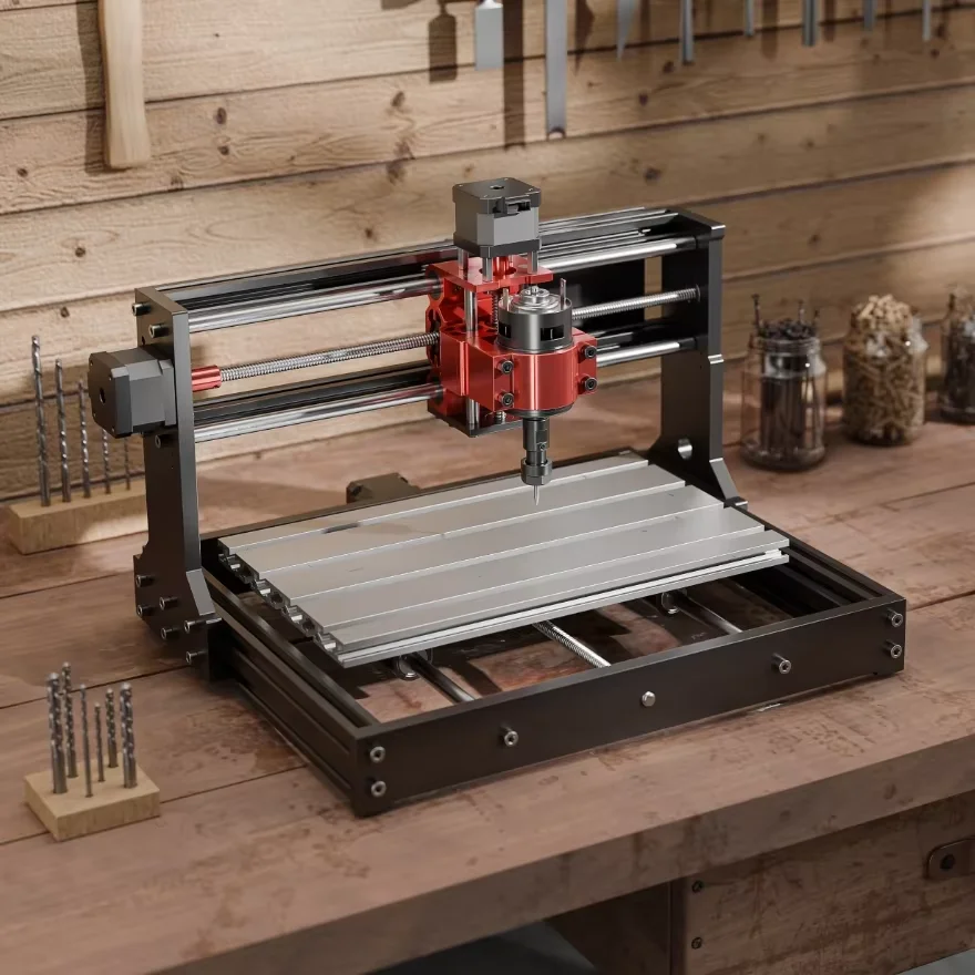 

Фрезерный станок с ЧПУ Twotrees TTC3018 Pro, лазерный гравер, 32-битная плата, двигатель 775, ось Z ER11, для резки дерева, МДФ, акрила, печатных плат