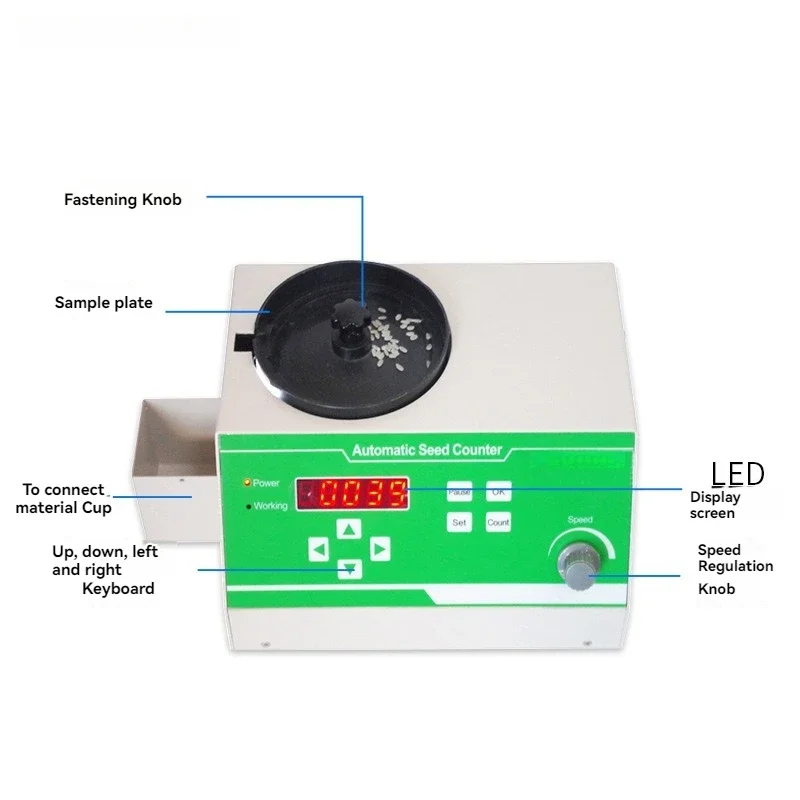 SLY-C Automatic Seed Counter Counting Machine Various for Shapes Seeds