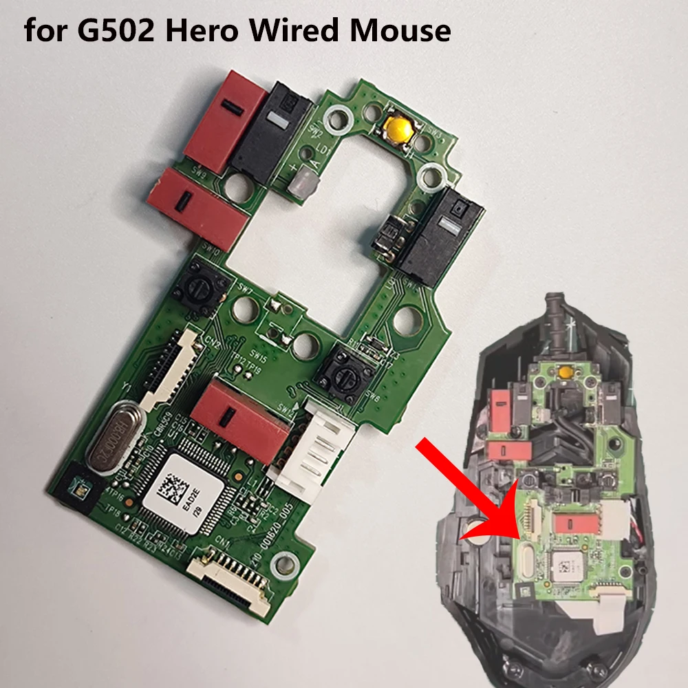 

1 PCS Mouse Button Motherboard Micro Switch Board for Logitech G502 Hero Wired Mouse Micro Switch Motherboard Accessories