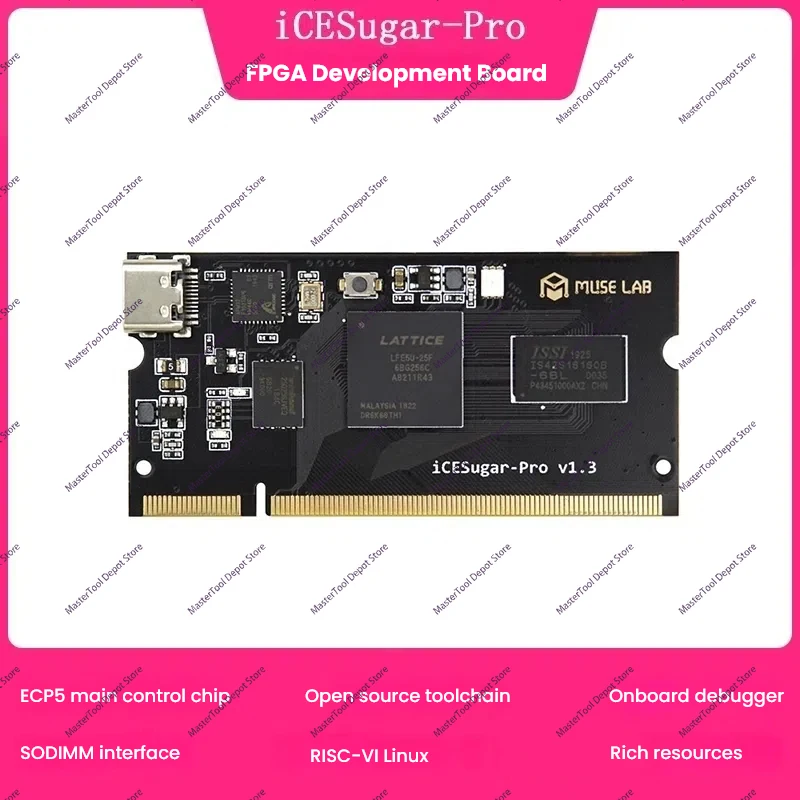 ICESugar Pro FPGA Development Board Lattice ECP5 Open-source RISC-V Linux SODIMM
