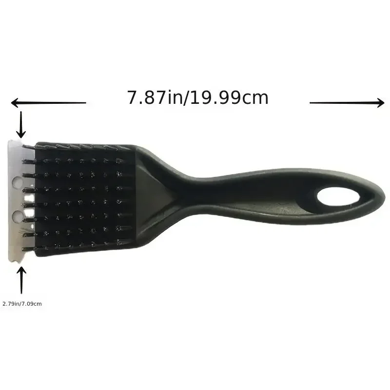 Barbecue Grill Brush Steel Wire Bristles BBQ Cleaning Brushes Durable Cooking Outdoor Home Use Washing Kit Accessories image 4