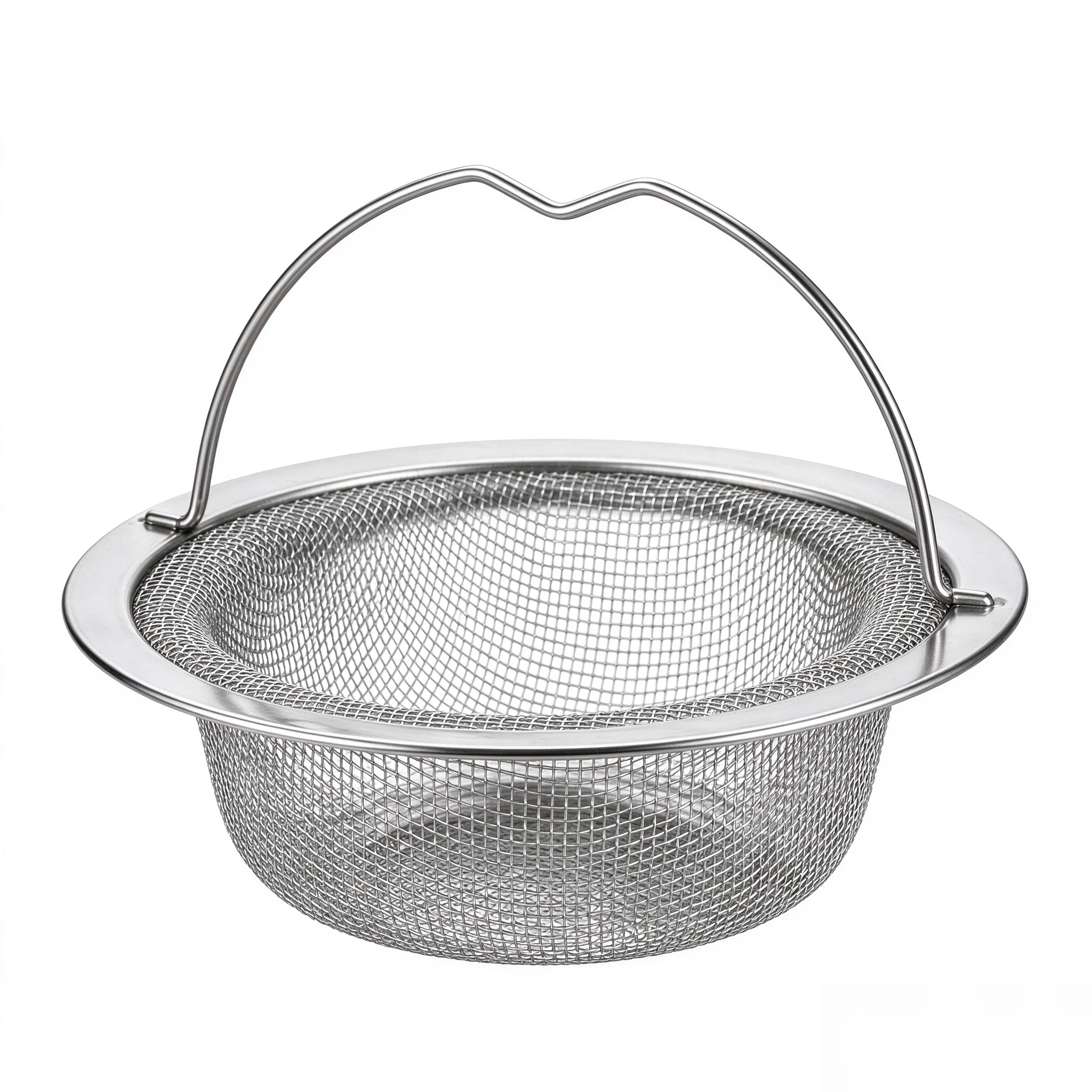 1Pc Stainless Steel Kitchen Sink Filter, Garbage Food Residue/Hair Catcher, Keep Your Bathtub