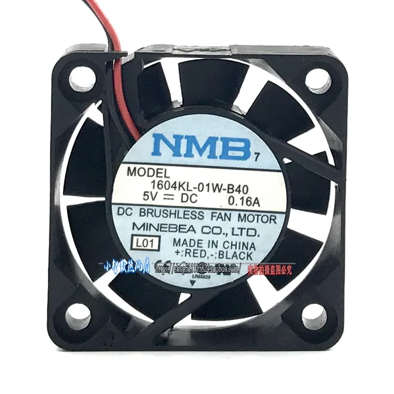 الأصلي 1604KL-01W-B40 5V 0.16A 4010 40*40*10 مللي متر جديد مروحة التبريد المبرد #1