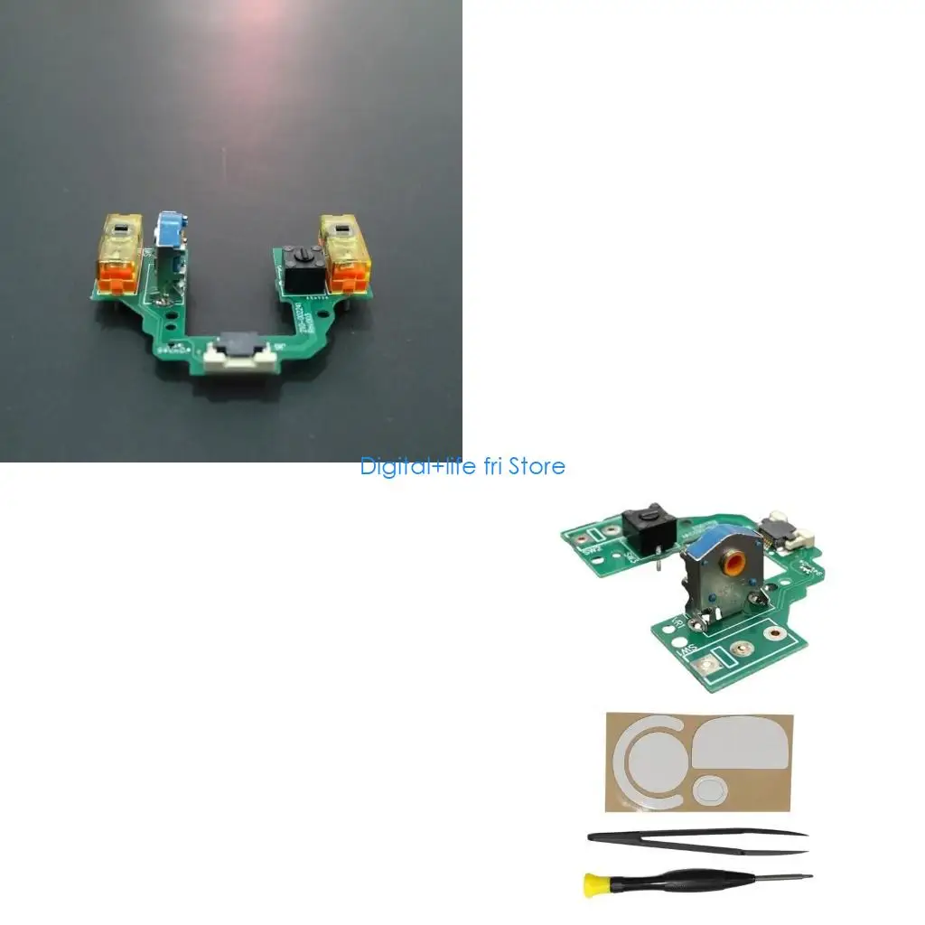 E06D Mouse Repair Part Mouse Upper Motherboards Microswitch Button Assembly Board for GProX Superlight Mouse