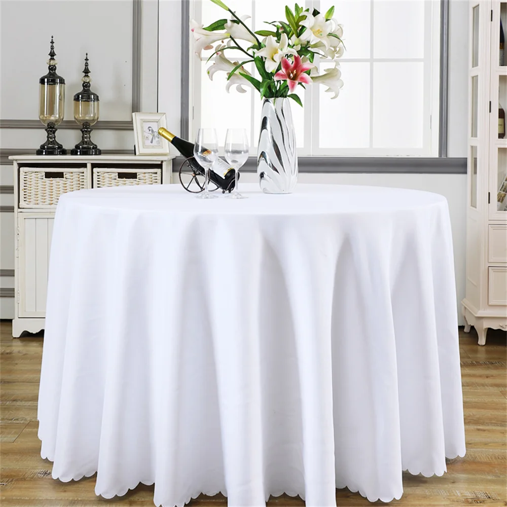 1 stuks. Effen kleur tafelkleed, rond tafelkleed, diameter 300 cm, tafelkleed, restauranttafelkleed, hoteltafelkleed, hoteltafelkleed