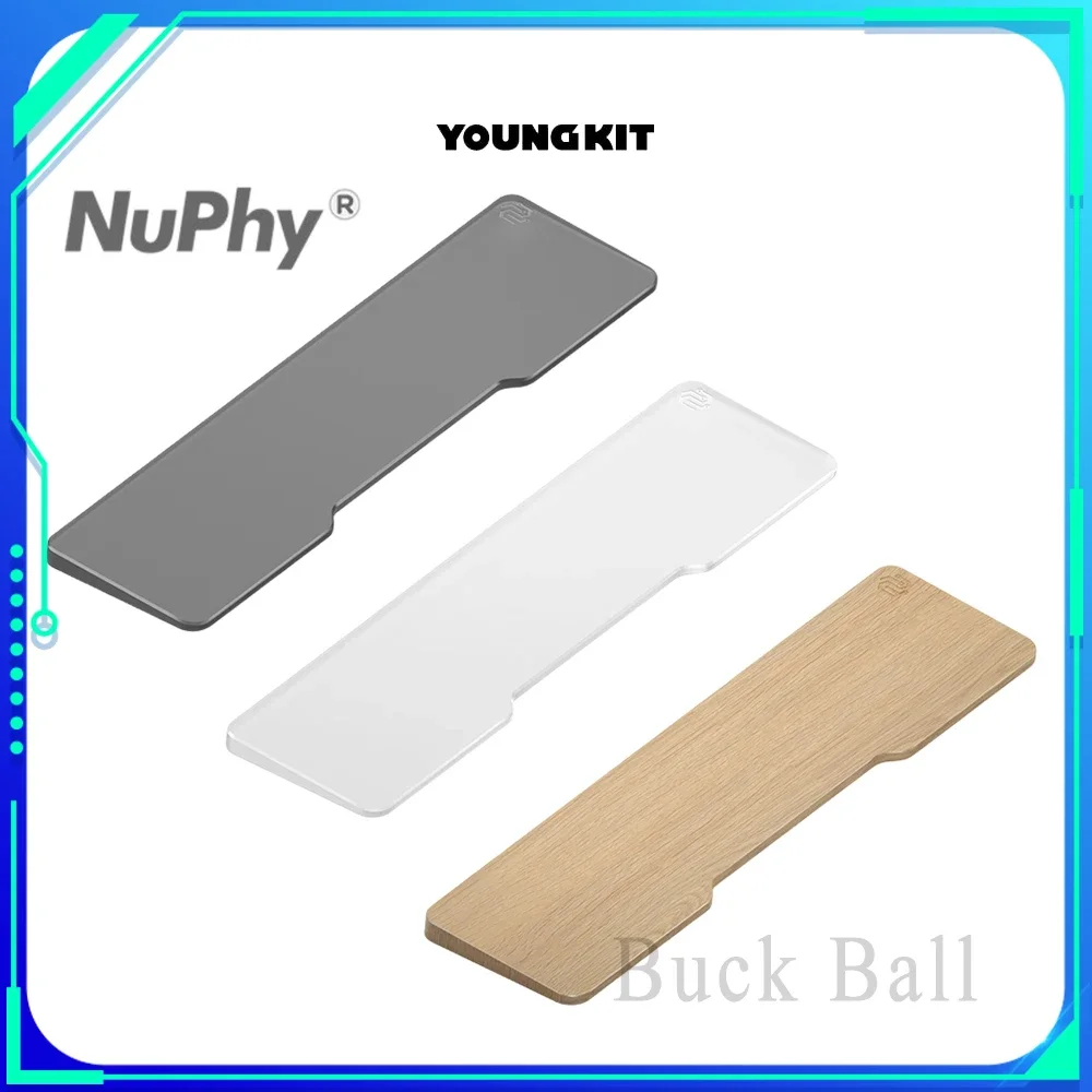 Nuphy For Air75 Air96 Palm Rest Twotone Acrylic Wrist Hand Pad Keyboard Accessories Pc Keyboard Desk Gaming Custom Wrist Rest