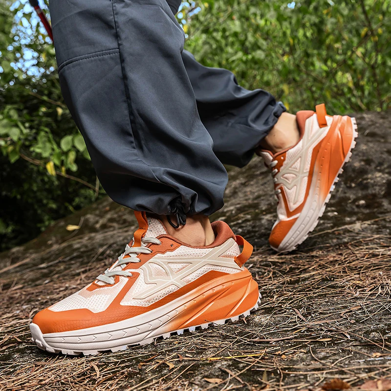 

New Men Sneakers Casual Fashion Hiking Shoes with Anti Slip Wear-resistant Breathable Running Shoes for Outdoor Leisure