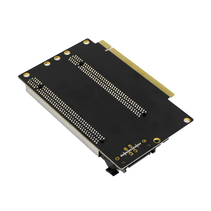 PCIE 3.0 X16 1 To 2 Expansion Card Gen3 Split Card Pcie X16 To X8X8 40.4Mm Spaced Slots SATA Pcie Heightened Version