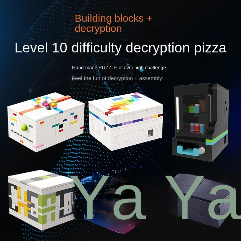 Puzzle Level 10 High Difficulty Decryption Box Extremely Difficult Intelligence Brainy Sword Educational Building Blocks Toy