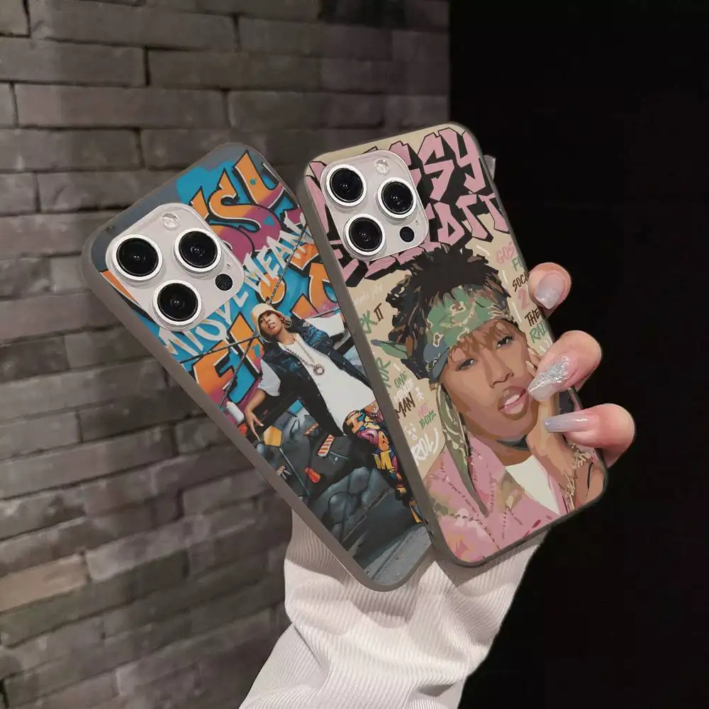 Funda para Teléfono con Diseño de la Rapera Missy E-Elliott para iPhone 17 16 15 14 Plus 11 12 13 Pro Max, Protección Antigolpes, Cubierta Trasera Suave