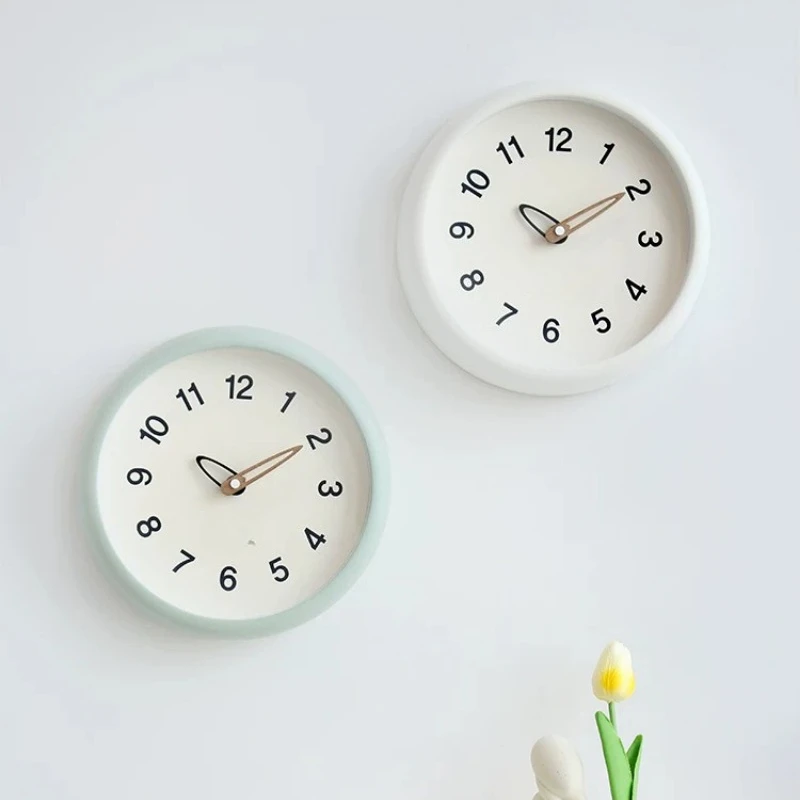 Nordic Beautiful ElegantWall Clock Luxury Office Nordic Wall Clock Home Decor Round Seating Room Horloge Murale Room Decoration