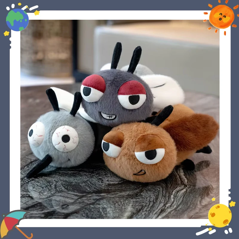 

Summer Cute Mosquito Doll Plush Toy Funny Male Female Gifts Cockroach Fly Stuffed Animal Movies TV Theme