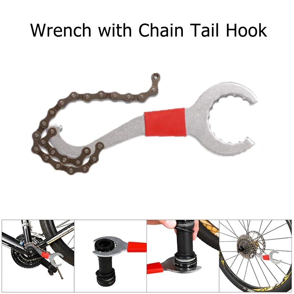 Bicycle Repair Tool Kits Flywheel Removal Chain Breaker Cutter Crank Puller MTB Road Bike Wrench Cassette Bracket Extractor Sets