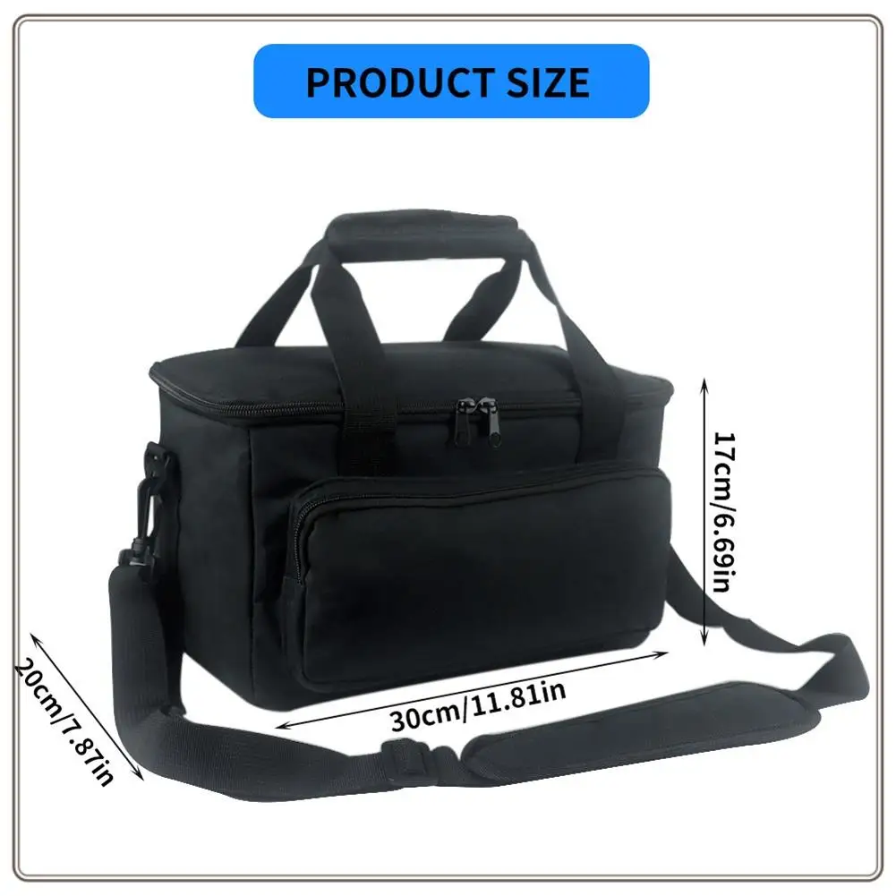 حقيبة تخزين كهربائية محمولة بسحّاب موثوقة تحمل تخزين طاقة صغير للمكتب والنزهات والمشي لمسافات طويلة، محمولة بسحاب