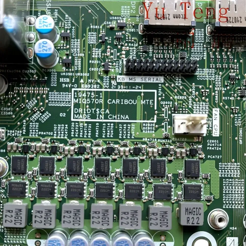 For DELL 5090 MT Motherboard 19475-1 MIQ570R CARIBOU MTE CN-0VG93V 0VG93V VG93V Mainboard 100%Tested OK Fully Work Free Shipping