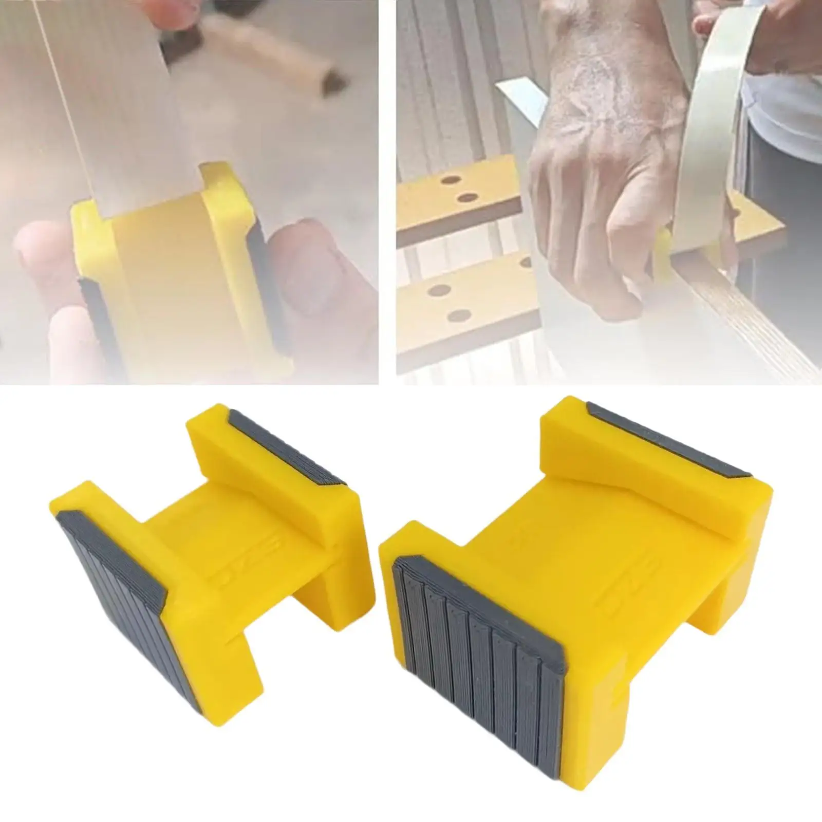 2Pcs Edge Tape Holder High Performance Manual Anti Slip Tape Alignment Tool