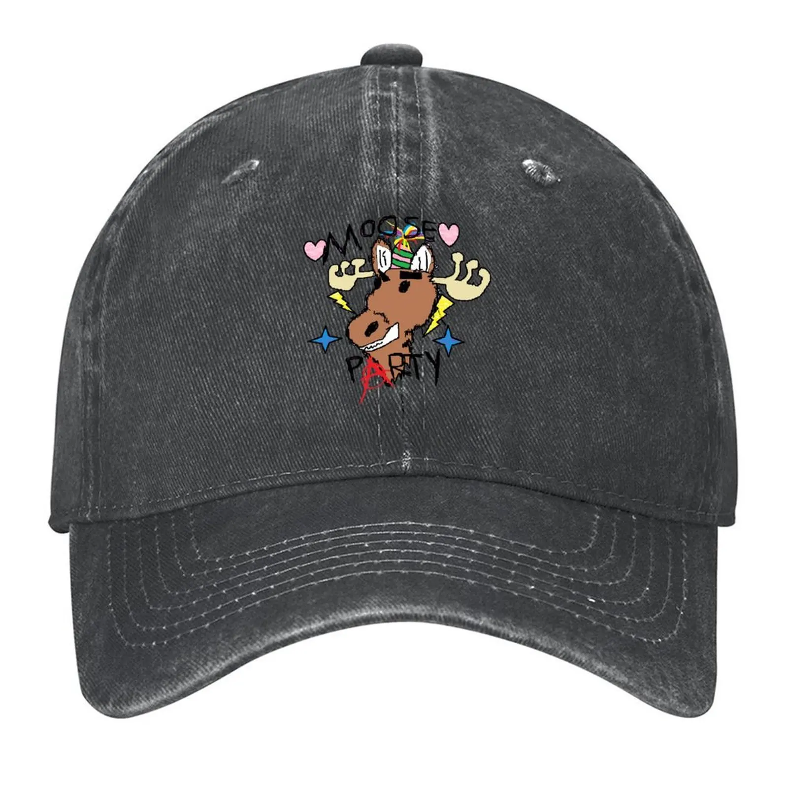

MOOSE PARTY BAND LOGO Baseball Cap Winter hat Big Size Hat Dropshipping hiking hat Women's Men's