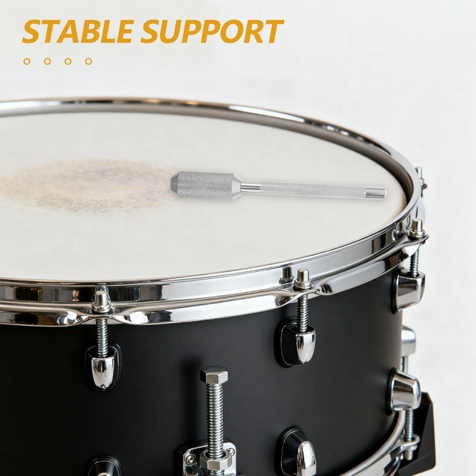 Cowbell Holder Drum Kit Metal Rod Percussion Mount Clamp for Bass Drum Stable Mounting Bracket