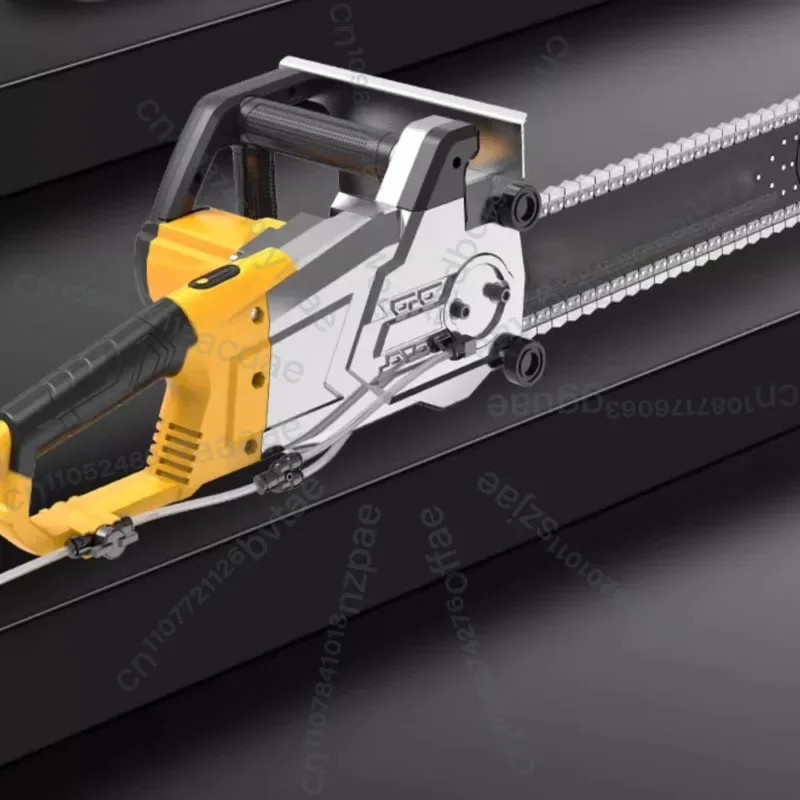 Handheld Concrete Wall Puncher Door Cutting Electric Chain Cutting Saw Brushless Diamond Stone Cutting Machine