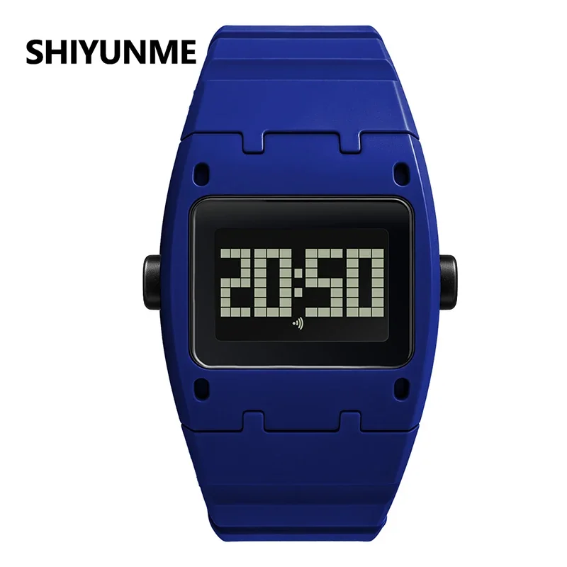 SHIYUNME Brand 2601 Men's Electronic Watch Creative Design Unique Watch New LED Waterproof Sports Man Women Alike Wristwatch
