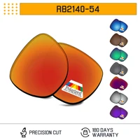Lentes de repuesto polarizadas Bwake para montura de gafas de sol RayBan Wayfarer RB2140-54, múltiples opciones
