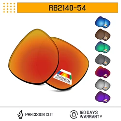Bwake Polarized Replacement Lenses for-RayBan Wayfarer RB2140-54 Sunglasses Frame - Multiple Options