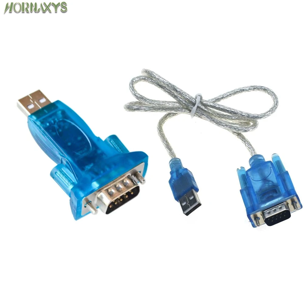 5/10pcs HL-340 HL340 New USB to RS232 COM Port Serial PDA FT232 9 pin DB9 Adapter support WIN11 Compatible CH340