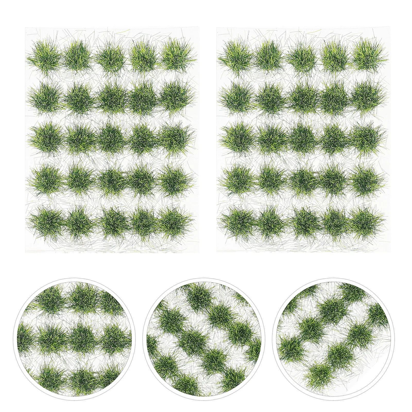 

1 Box Realistic Miniature Grass Cluster High Quality Faux Cluster Decor for Sand Table Micro Landscape Ornament Mini Vegetation