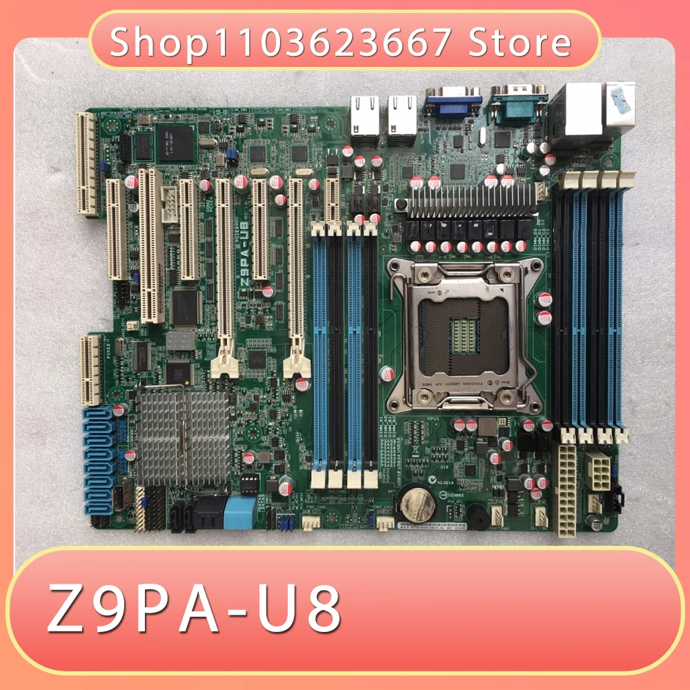 For ASUS Single Channel Server X79 Motherboard 2011 Pin E5 2680V2 C602 M.2 Z9PA-U8