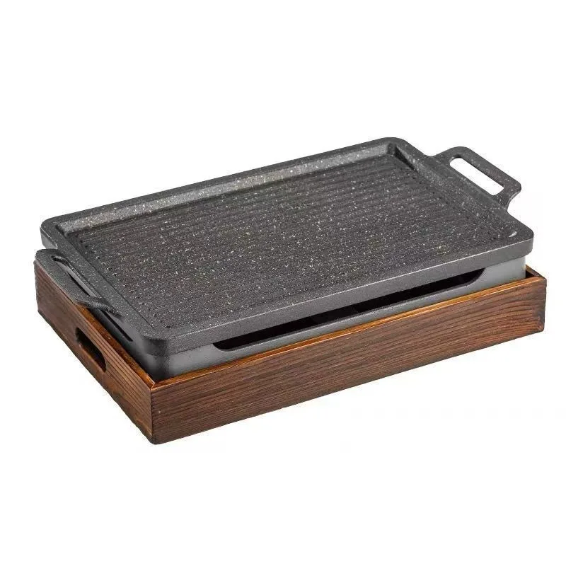 Wholesale Customized Korean BBQ Restaurant Stove Powder Coated BBQ Grill Oven for Sushi Canteen Izakaya Different Size Options