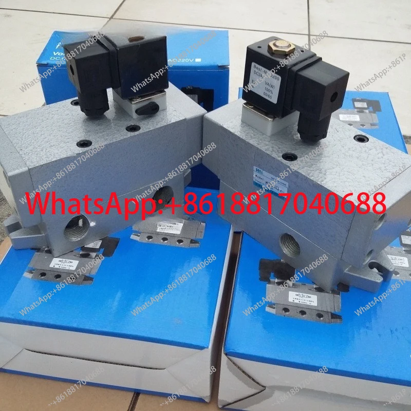 Supply K25HD-15 Solenoid Valve 2 Position Five Way K25D-15 AC220V DC24V
