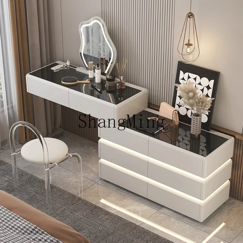 

LXY minimalist solid wood dresser chest cabinet integrated bedroom bedside multi-functional storage cabinet