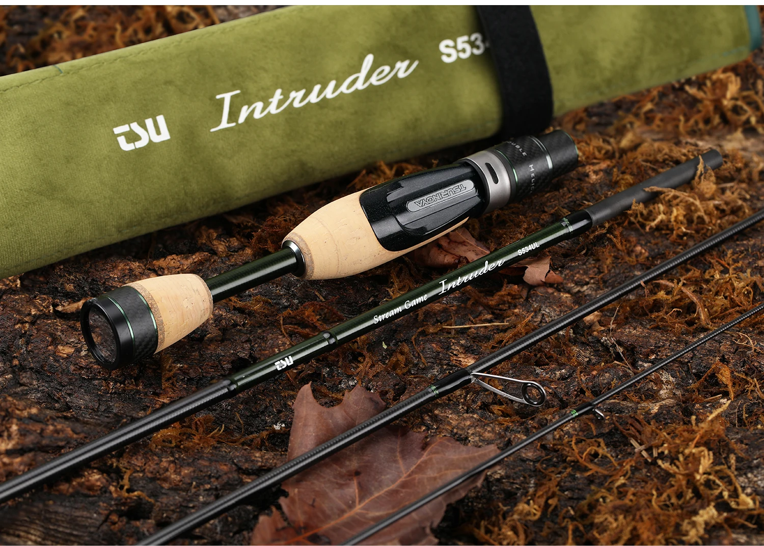 TSURINOYA INTRUDER 1,6/1,68/1,8/1,98m 5-teilige tragbare Spinn- und Casting-Angelrute für Forelle, Barsch, Bergbäche, packbare Rute – Detail 30