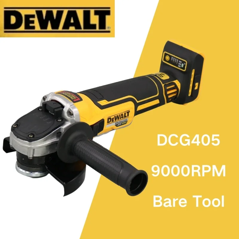 

DEWALT DCG405 125 мм шлифовальная машина с плоской головкой неизолированный станок Режущий Станок 18 в литиевый аккумулятор бесщеточные инструменты