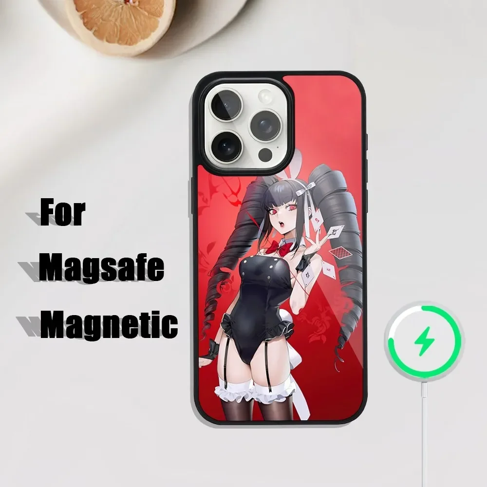 Danganronpa Celestia Ludenberg Phone Case For iphone Pro 11 Max 13 12 14 Mini 15 Plus Magsafe Magnetic Wireless Charging Shell