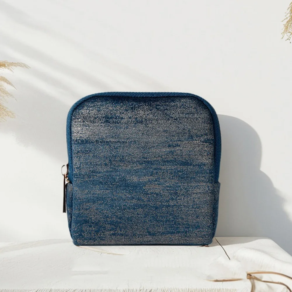 

Flannel Travel Jewelry Case Mini with Compartments Jewelry Organizer Tassel Zipper Portable Jewelry Storage Pouch