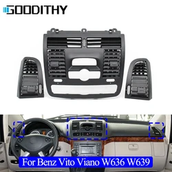 メルセデスベンツVito W636 w639 2004 2005 2006 2007-2008用の左/右中央空気出口カバーパネル