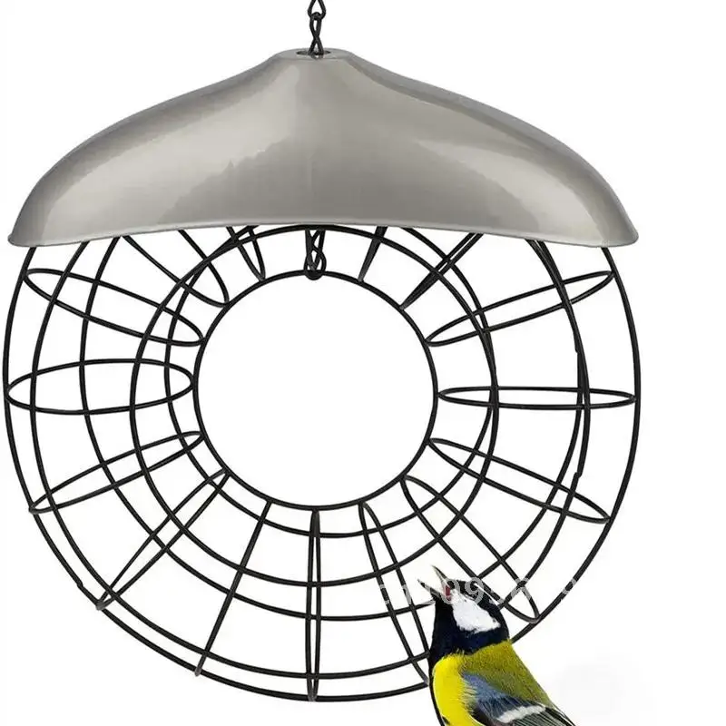 

Bird Feeder Feed Station Plastic Garden Hanging Birds Food Tree Feeders Decoration Ball Dispenser Feeder Fat Suet Outdoor