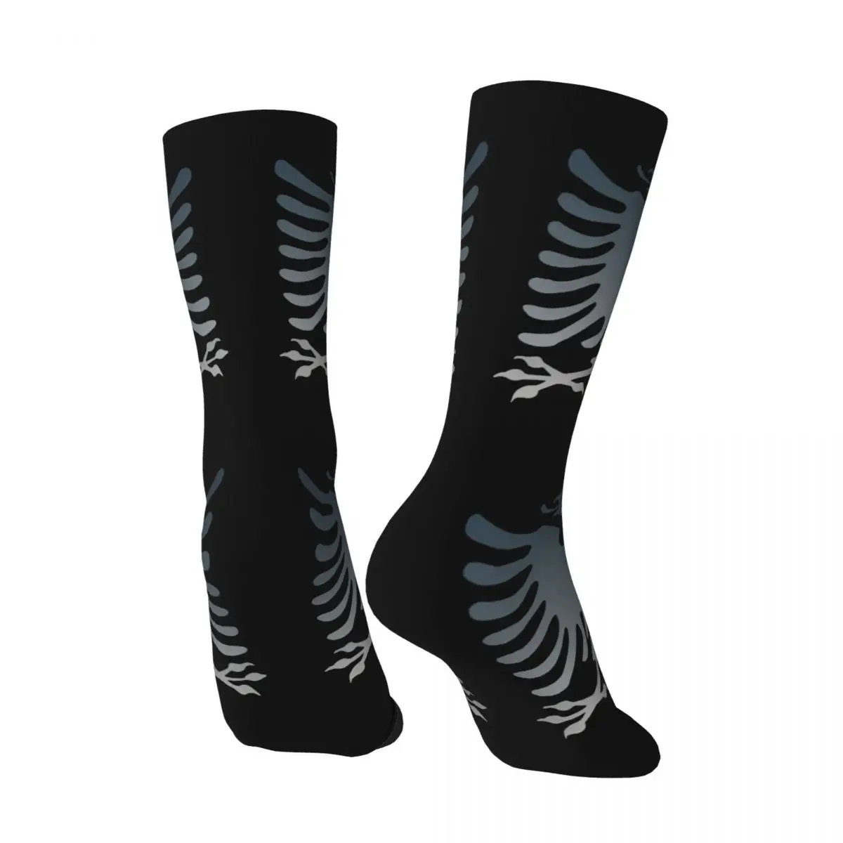 Vintage Hero 2 Men's compression Socks Unisex Albanian Eagle Street Style Pattern Printed Novelty Crew Sock