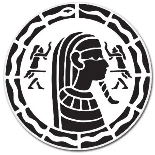 

Cairo Egypt Pharaoh Round Vinyl Waterproof Sticker Eye Of Horus Ancient Egyptian Mysticism Vinyl Sticker Printed Decal For Car